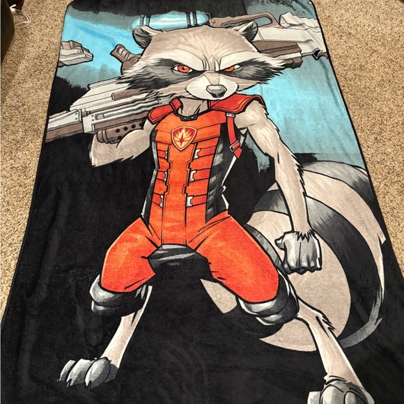 Other - Guardians of the Galaxy - Rocket Fleece Blanket.